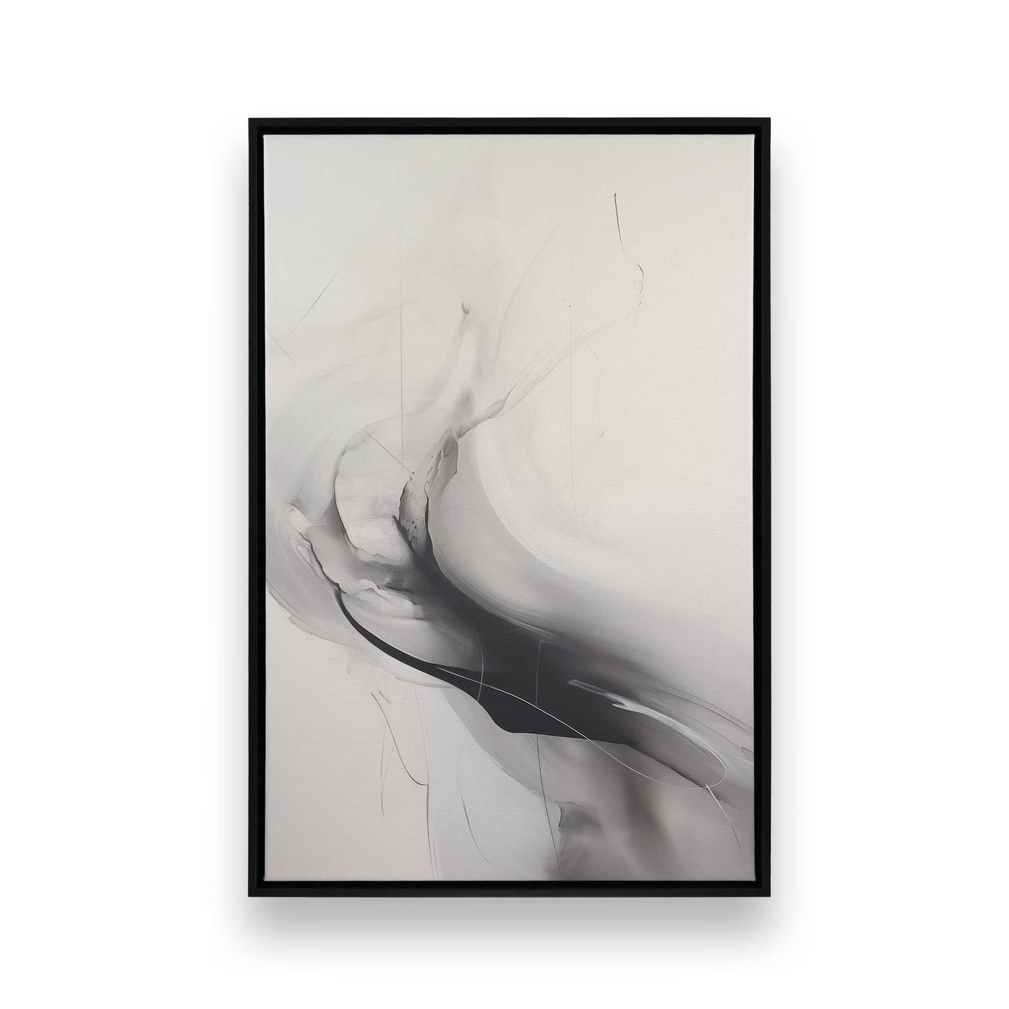 [Color:Satin Black], Picture of art in a Satin Black frame