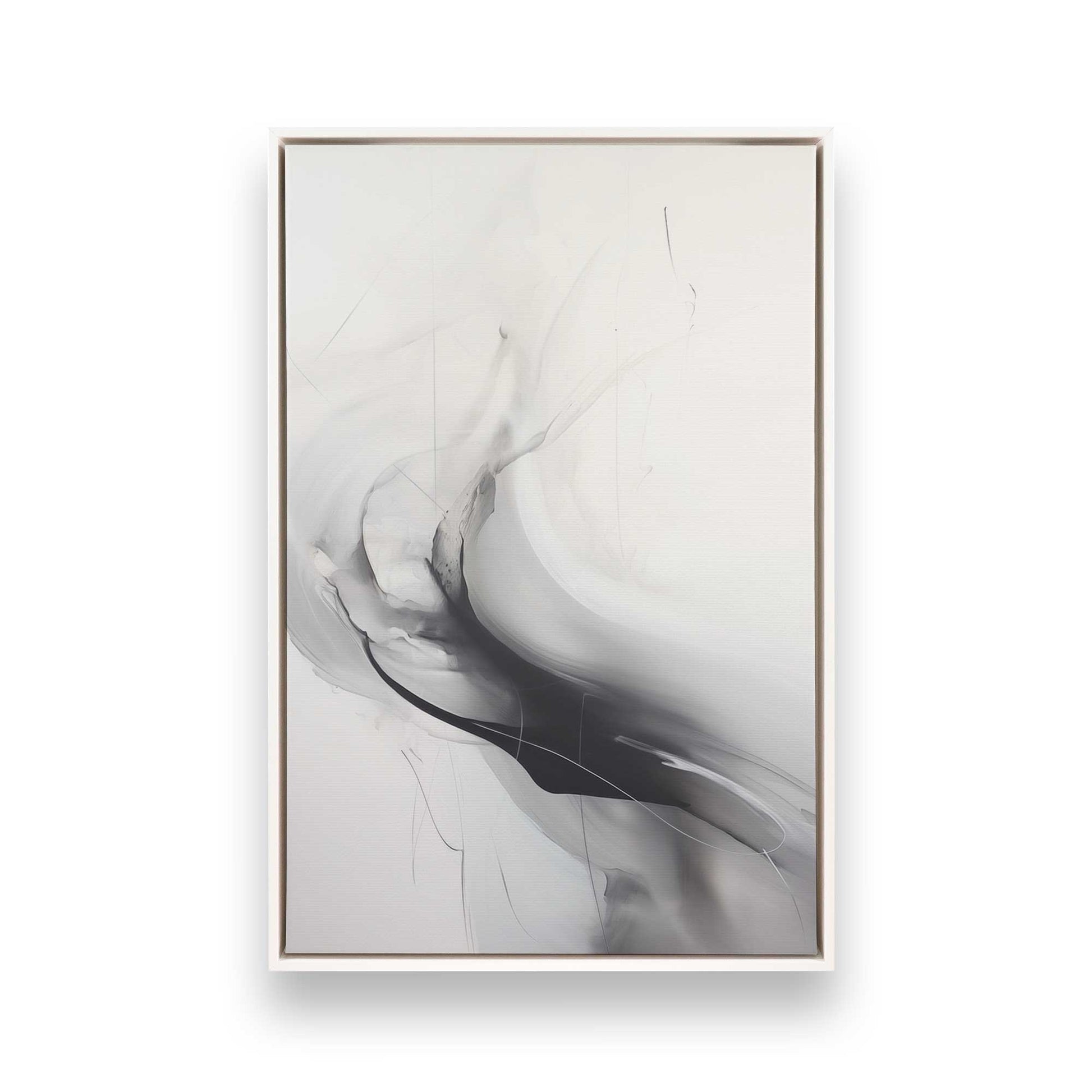 [Color:Opaque White], Picture of art in a White frame