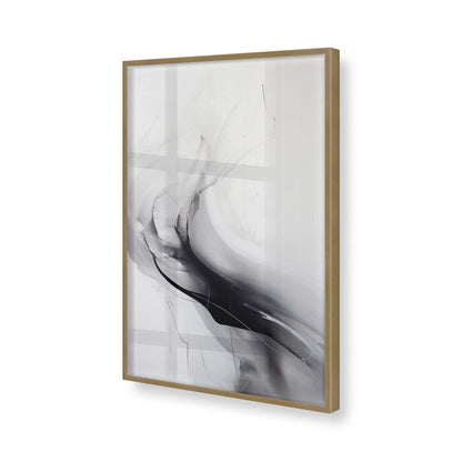 [Color:Brushed Gold], Picture of art in a Brushed Gold frame of the corner