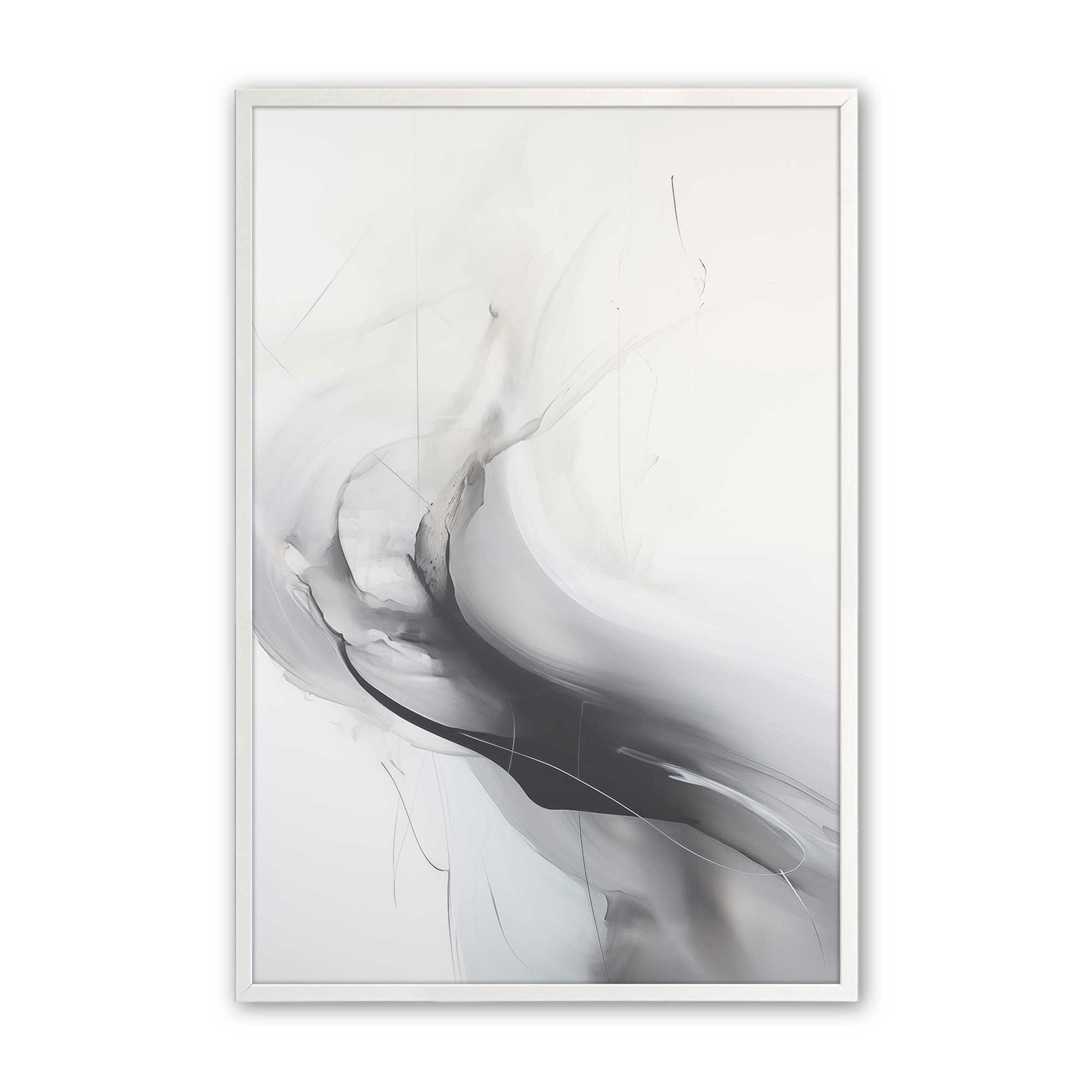 [Color:Opaque White], Picture of art in a Opaque White frame