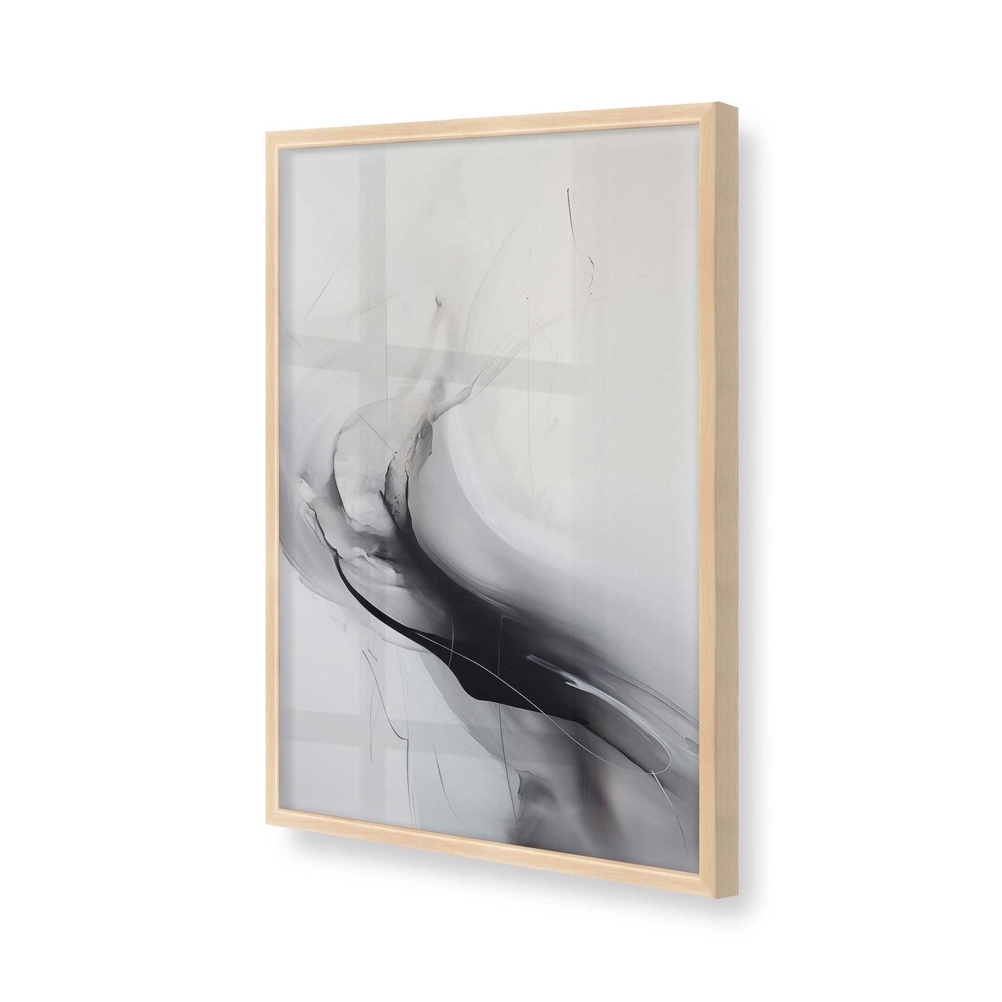 [Color:Raw Maple], Picture of art in a Raw Maple frame of the corner