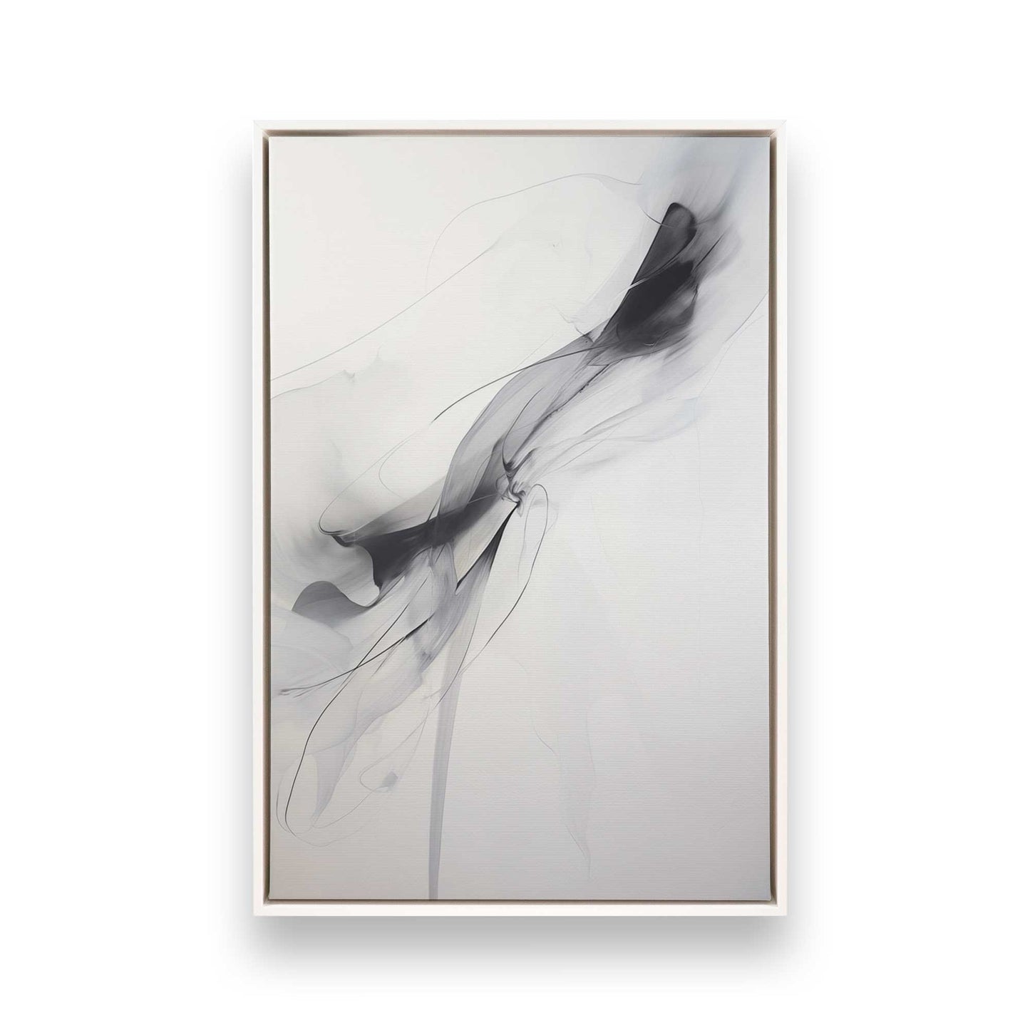 [Color:Opaque White], Picture of art in a White frame