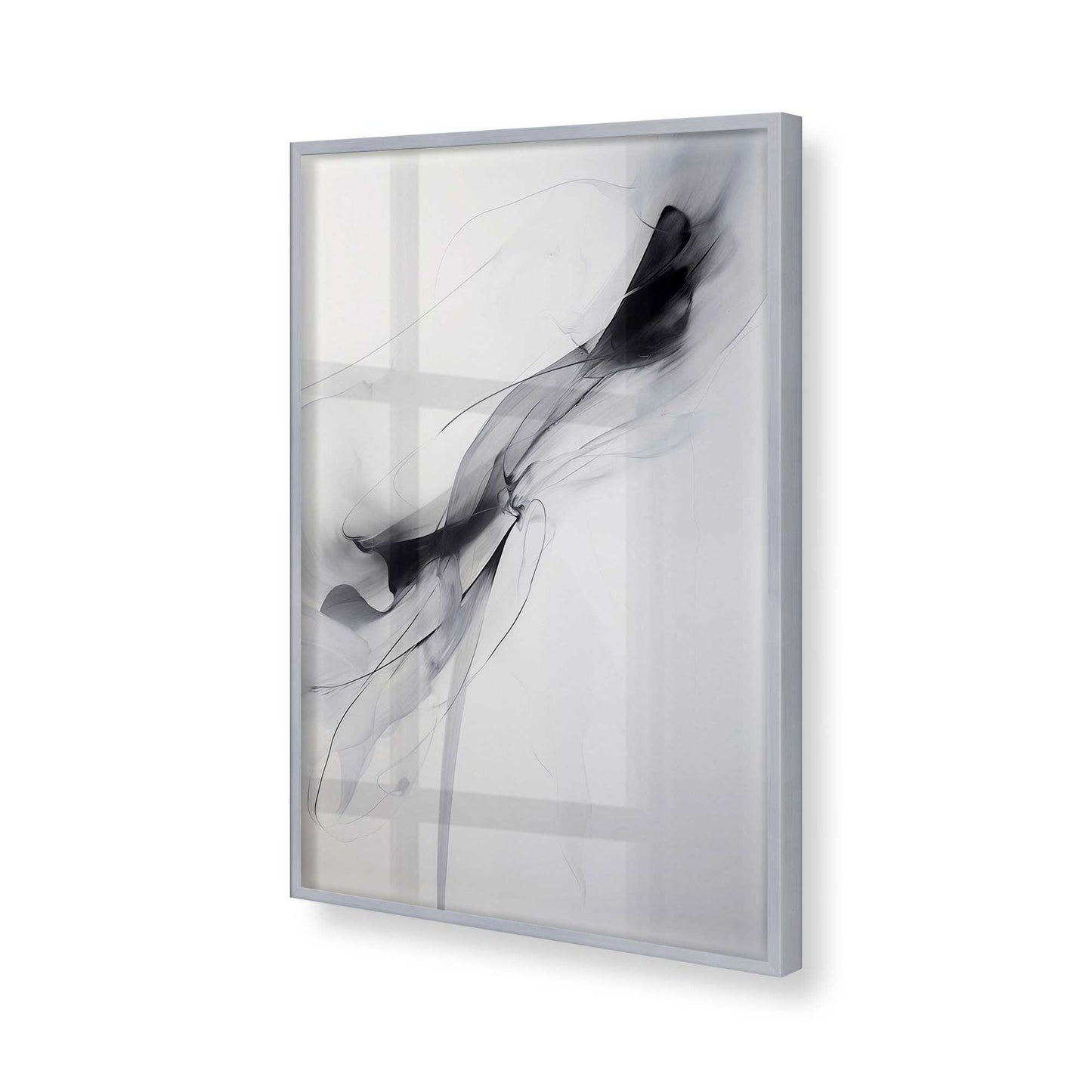 [Color:Polished Chrome], Picture of art in a Polished Chrome frame of the corner