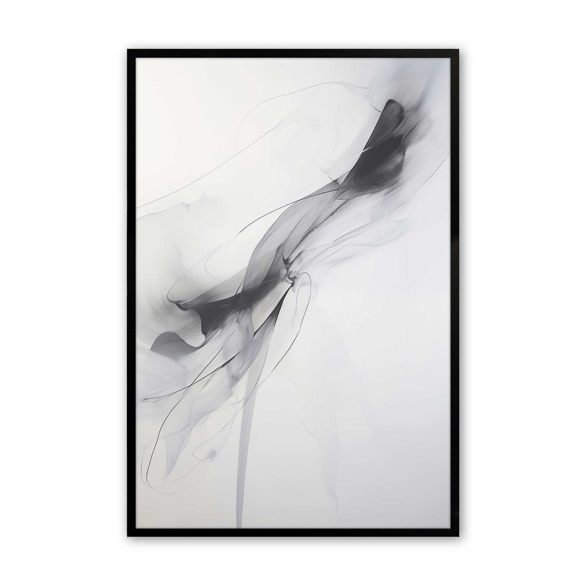 [Color:Satin Black], Picture of art in a Satin Black frame