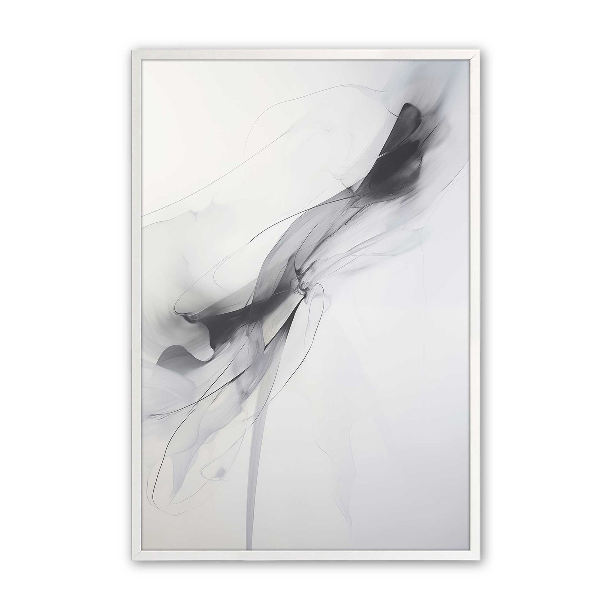 [Color:Opaque White], Picture of art in a Opaque White frame