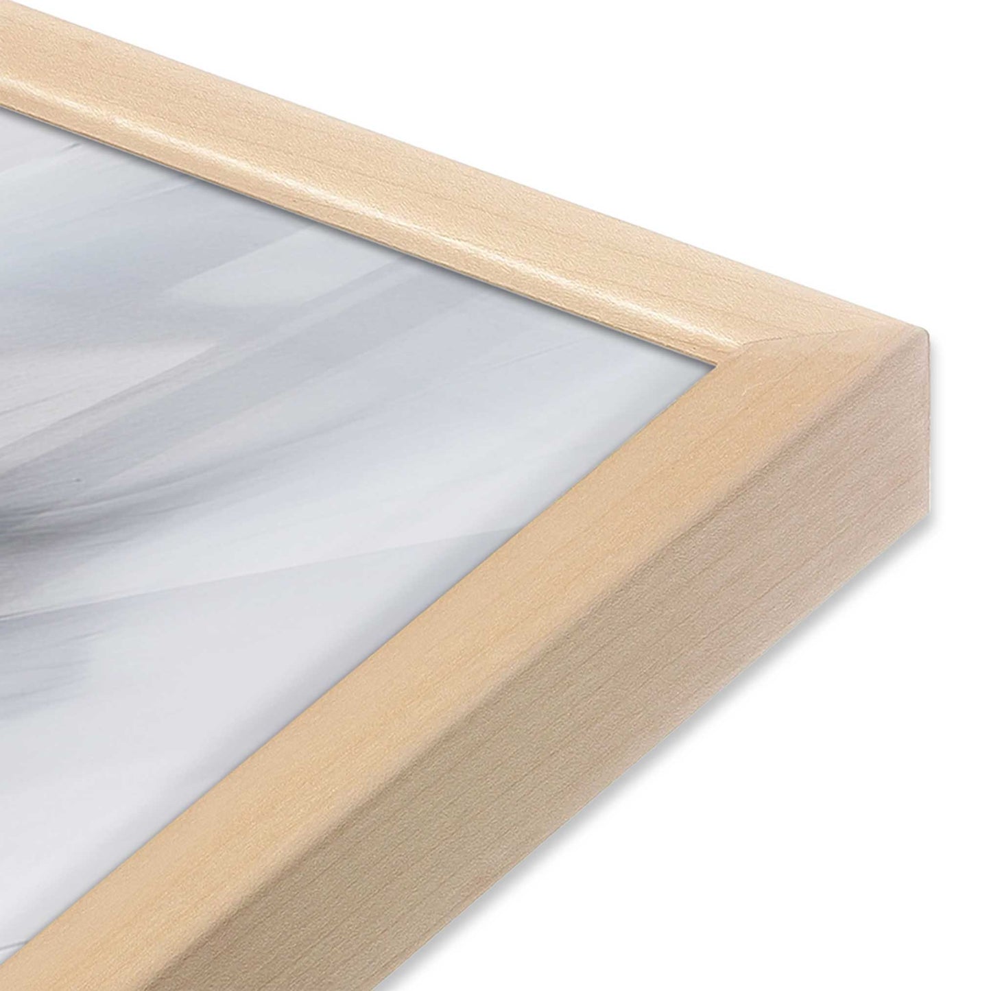 [Color:Raw Maple], Picture of art in a Raw Maple frame at an angle