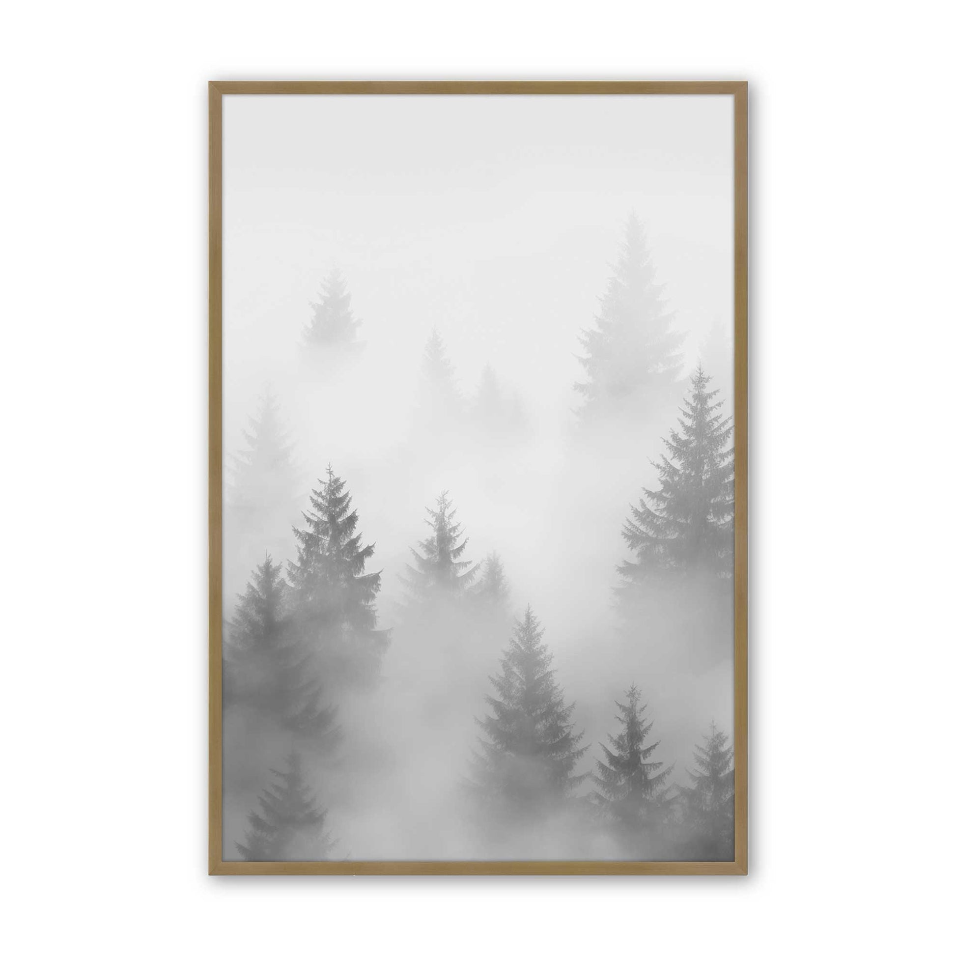 [Color:Brushed Gold], Picture of art in a Brushed Gold frame