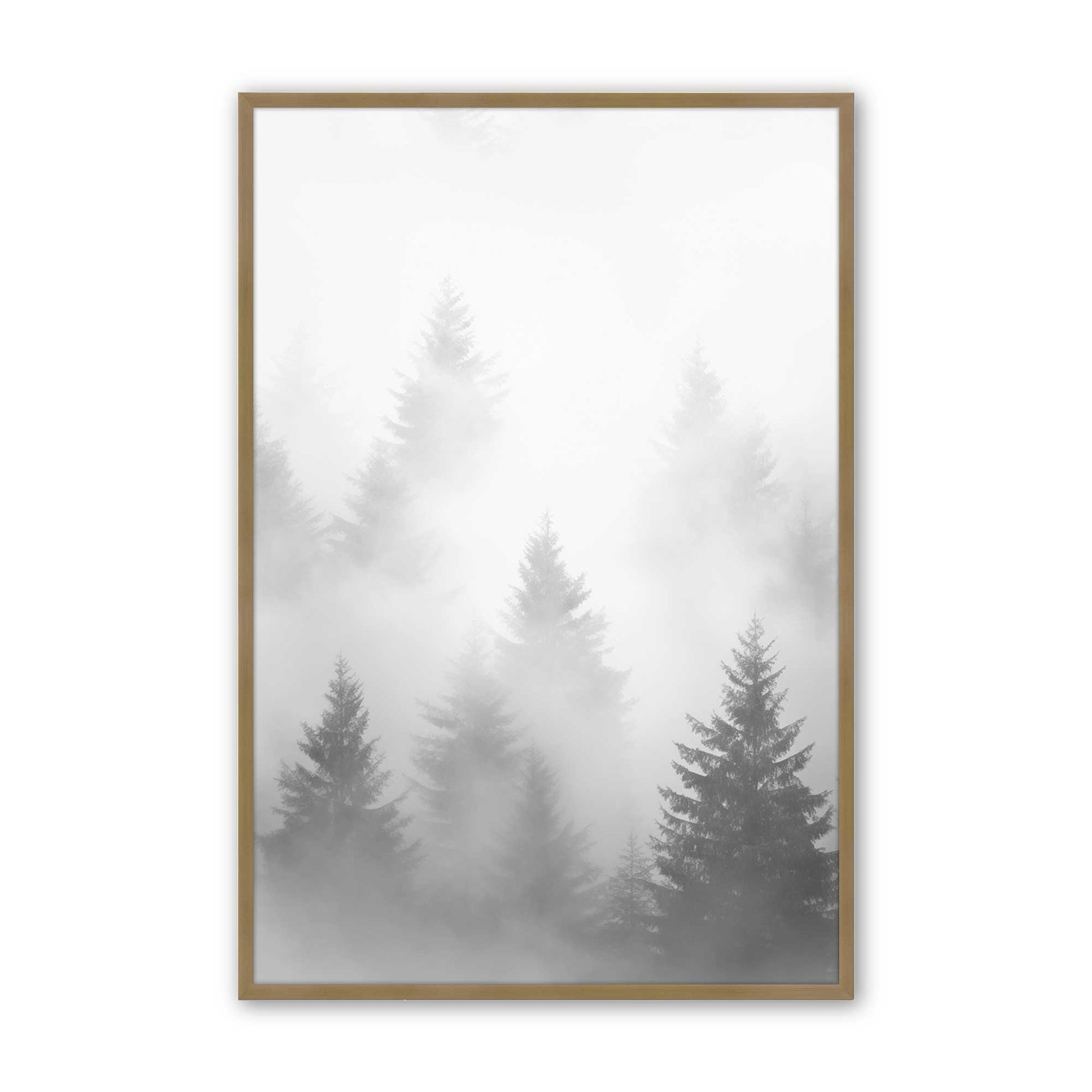 [Color:Brushed Gold], Picture of art in a Brushed Gold frame