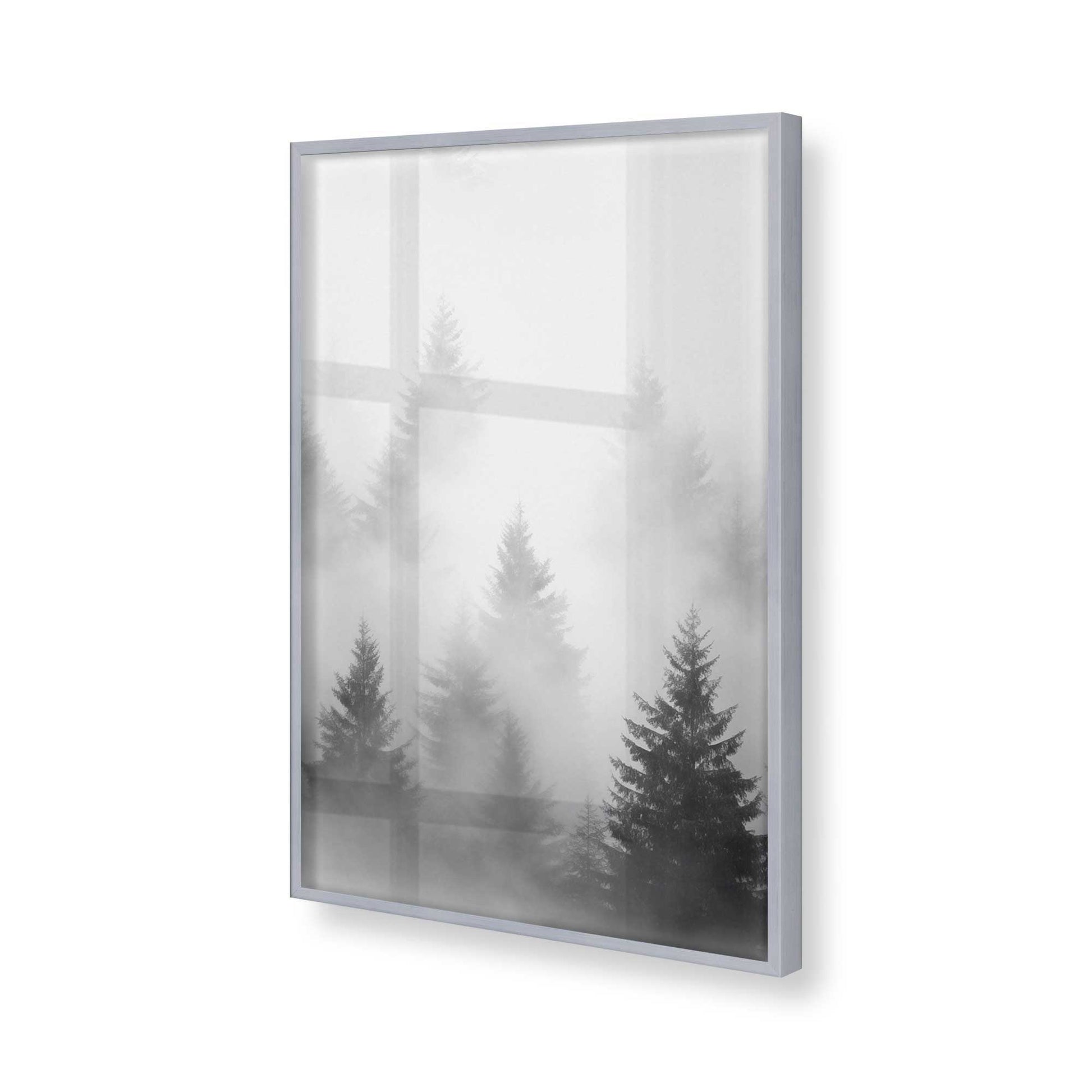 [Color:Polished Chrome], Picture of art in a Polished Chrome frame of the corner