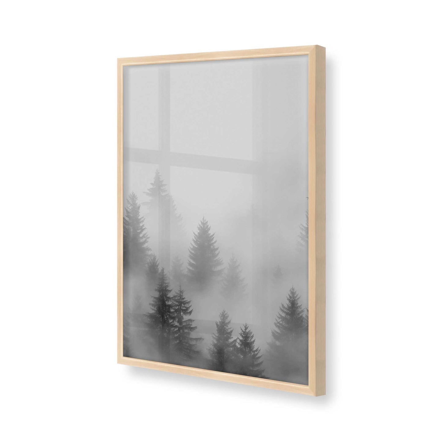 [Color:Raw Maple], Picture of art in a Raw Maple frame of the corner