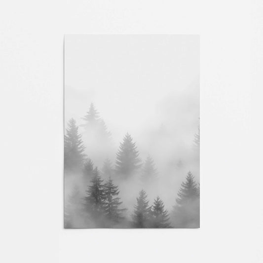 Foggy Echoes III Promotional Rolled Print
