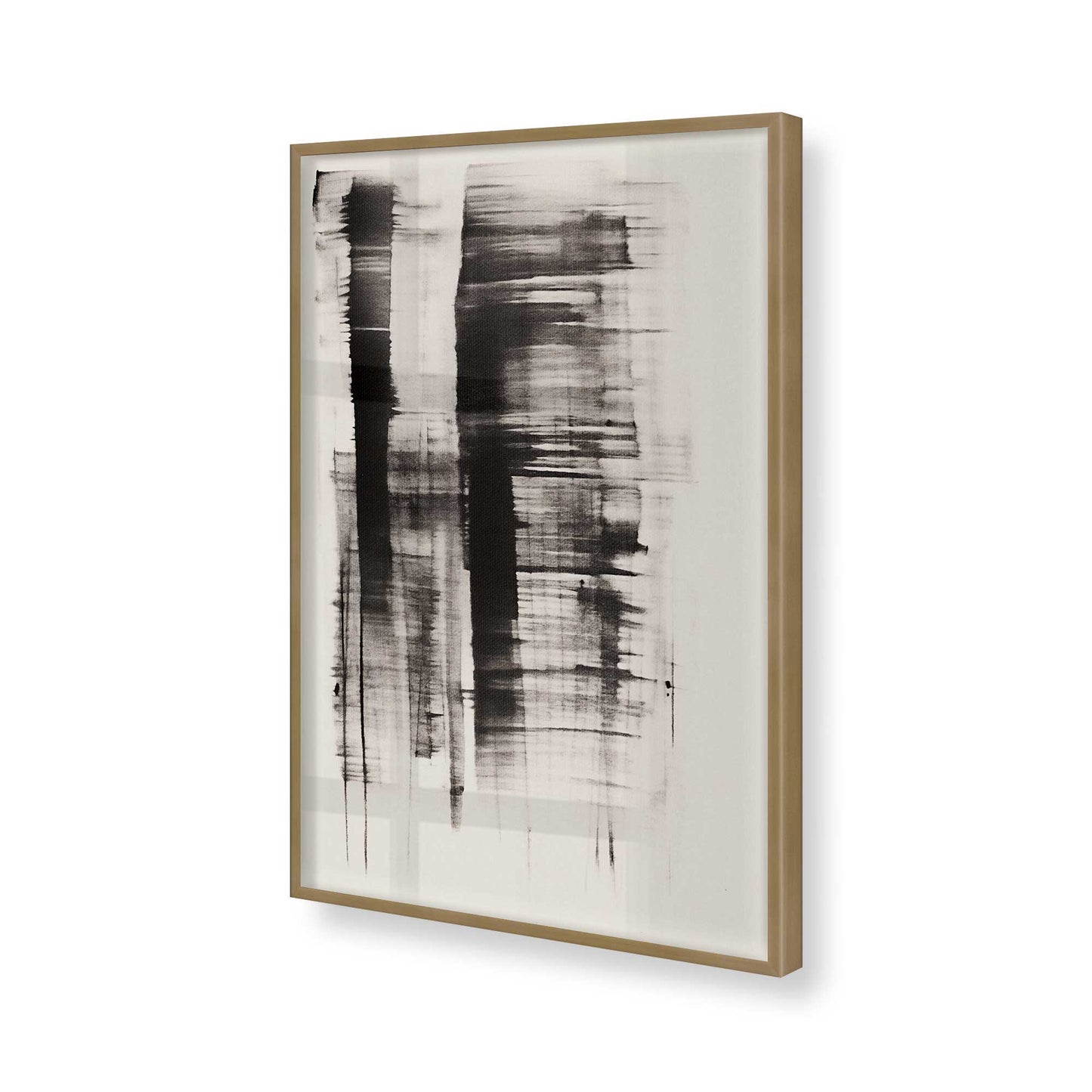 [Color:Brushed Gold], Picture of art in a Brushed Gold frame of the corner