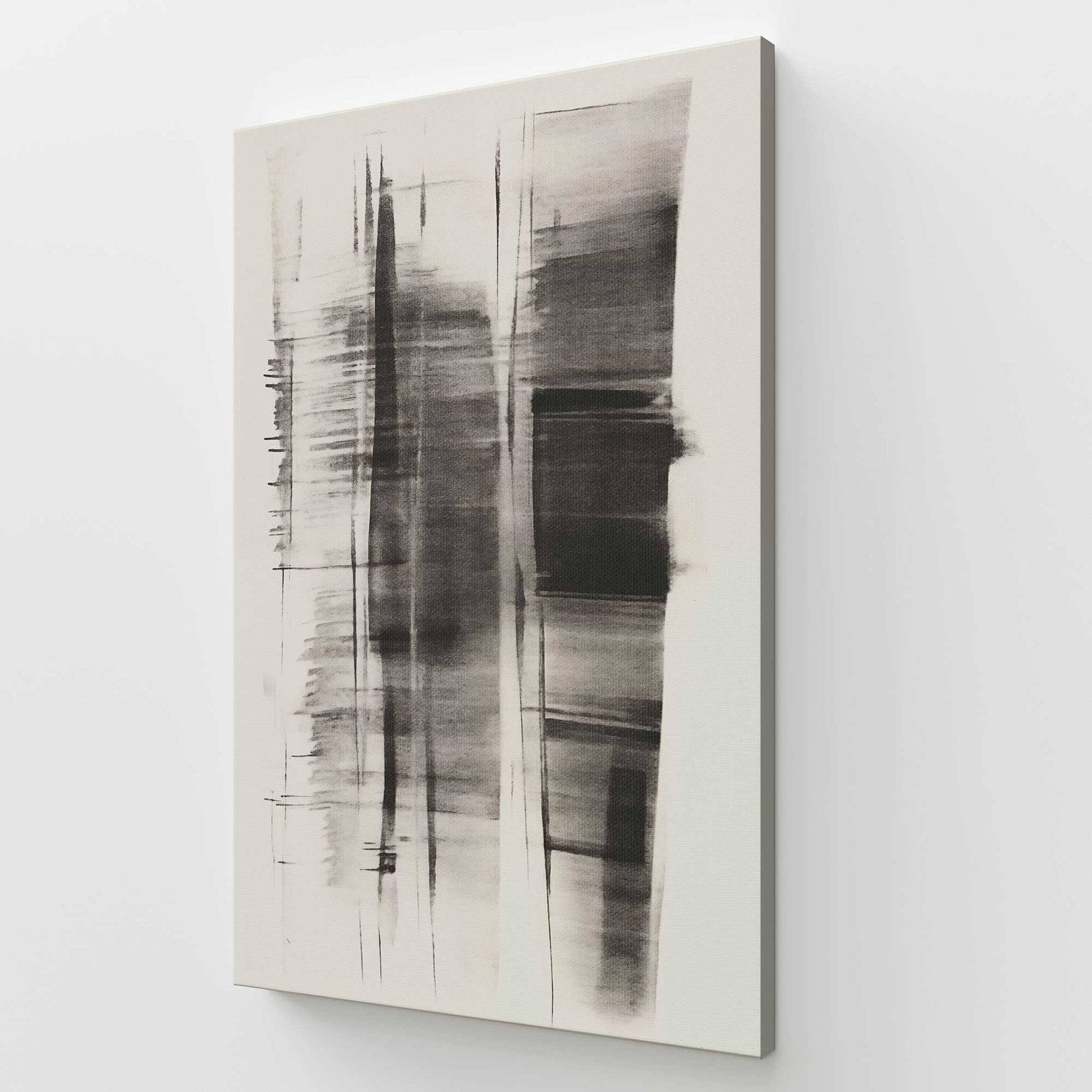 [Color:Stretched Canvas], Picture of art at an angle