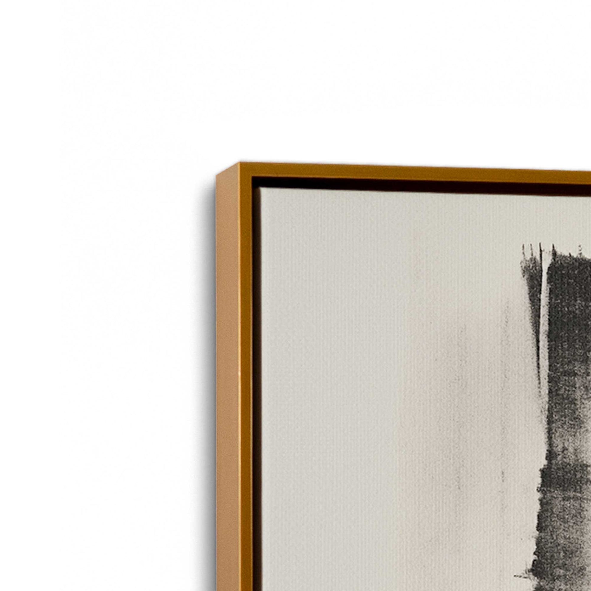 [Color:Polished Gold], Picture of art in a Polished Gold frame at an angle