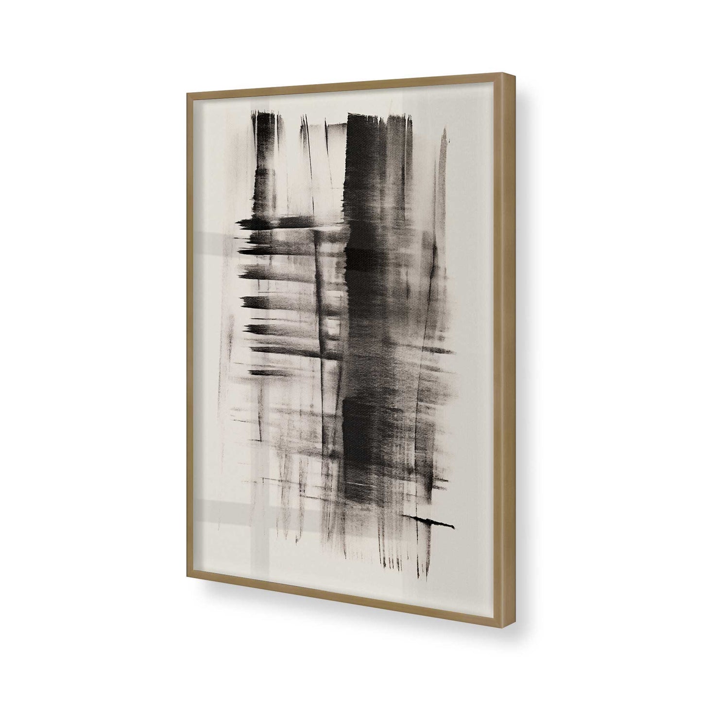 [Color:Brushed Gold], Picture of art in a Brushed Gold frame of the corner