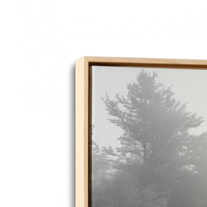 [Color:American Maple], Picture of art in a American Maple frame at an angle