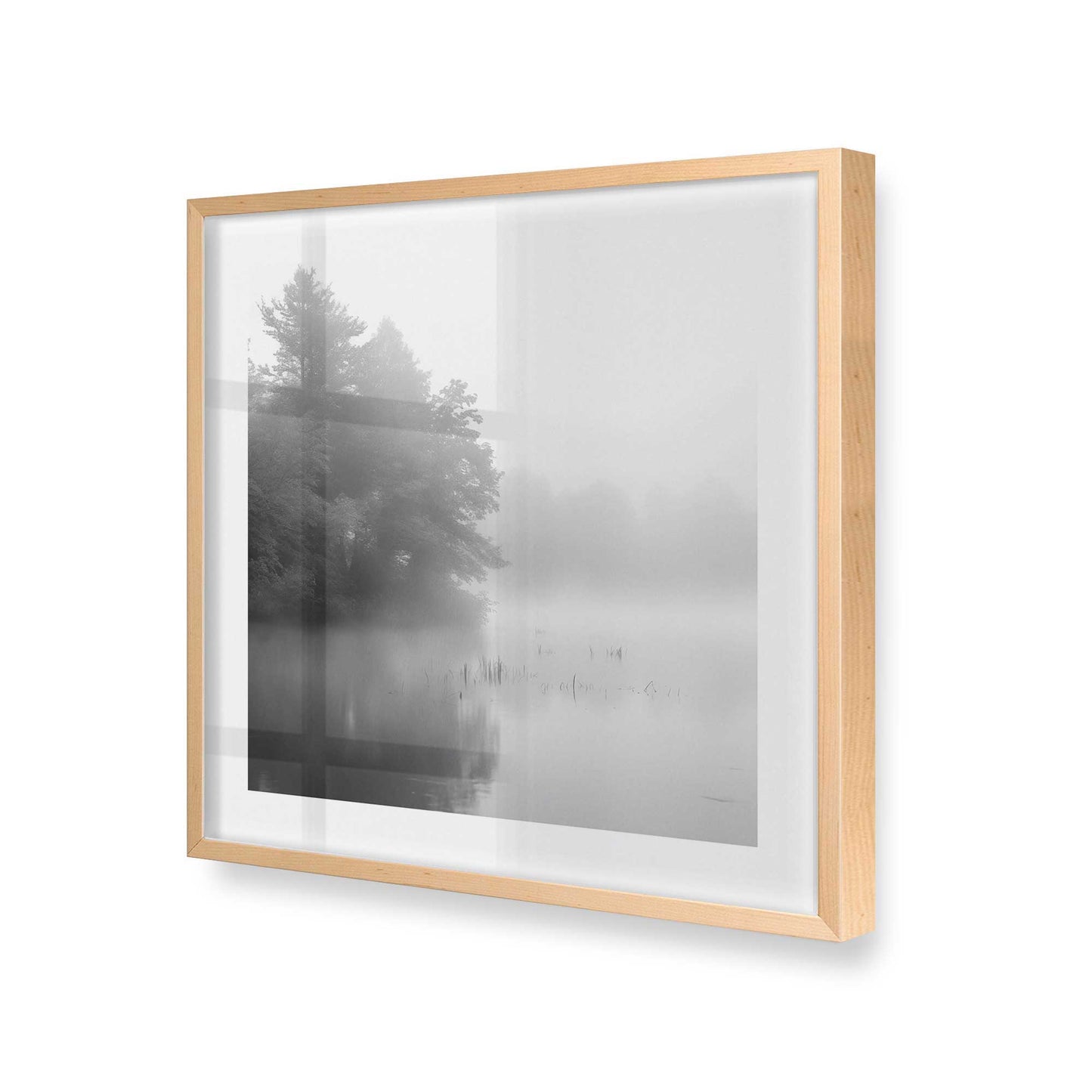 [Color:Raw Maple], Picture of art in a Raw Maple frame at an angle