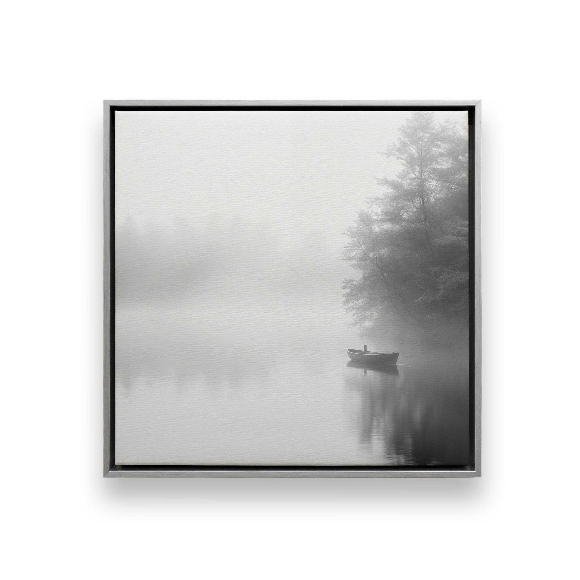 [Color:Opaque White], Picture of art in a White frame