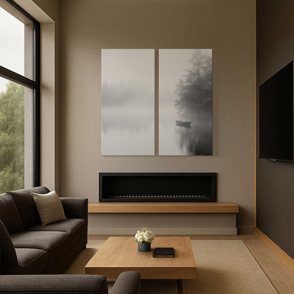 [Color:Stretched Canvas], Picture of art in a room