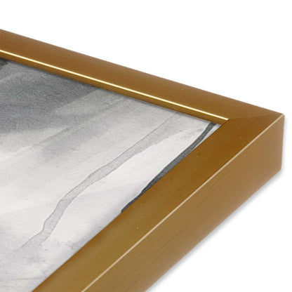 [Color:Polished Gold], Picture of art in a Polished Gold frame at an angle