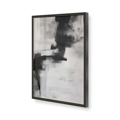 [Color:Satin Black], Picture of art in a Satin Black frame of the corner