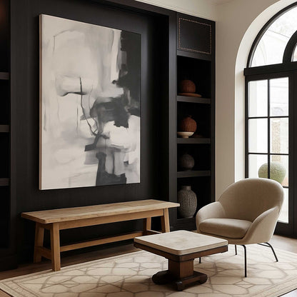 [Color:Stretched Canvas], Picture of art in a room