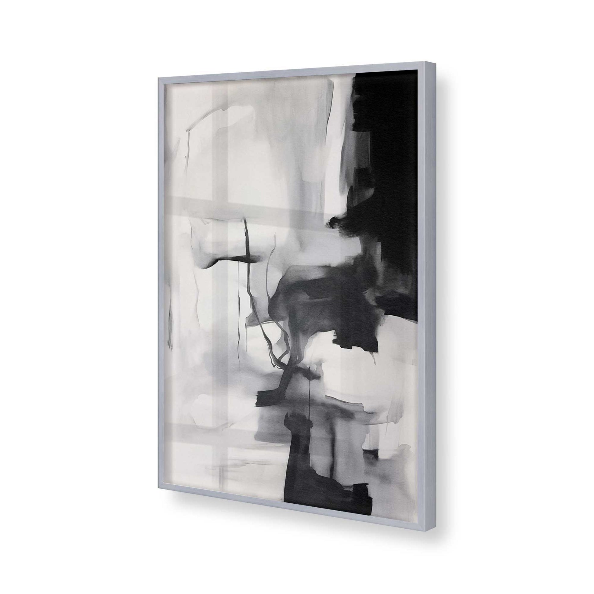 [Color:Polished Chrome], Picture of art in a Polished Chrome frame of the corner