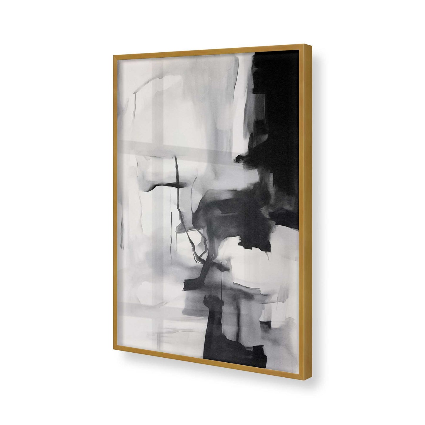 [Color:Polished Gold], Picture of art in a Polished Gold frame of the corner