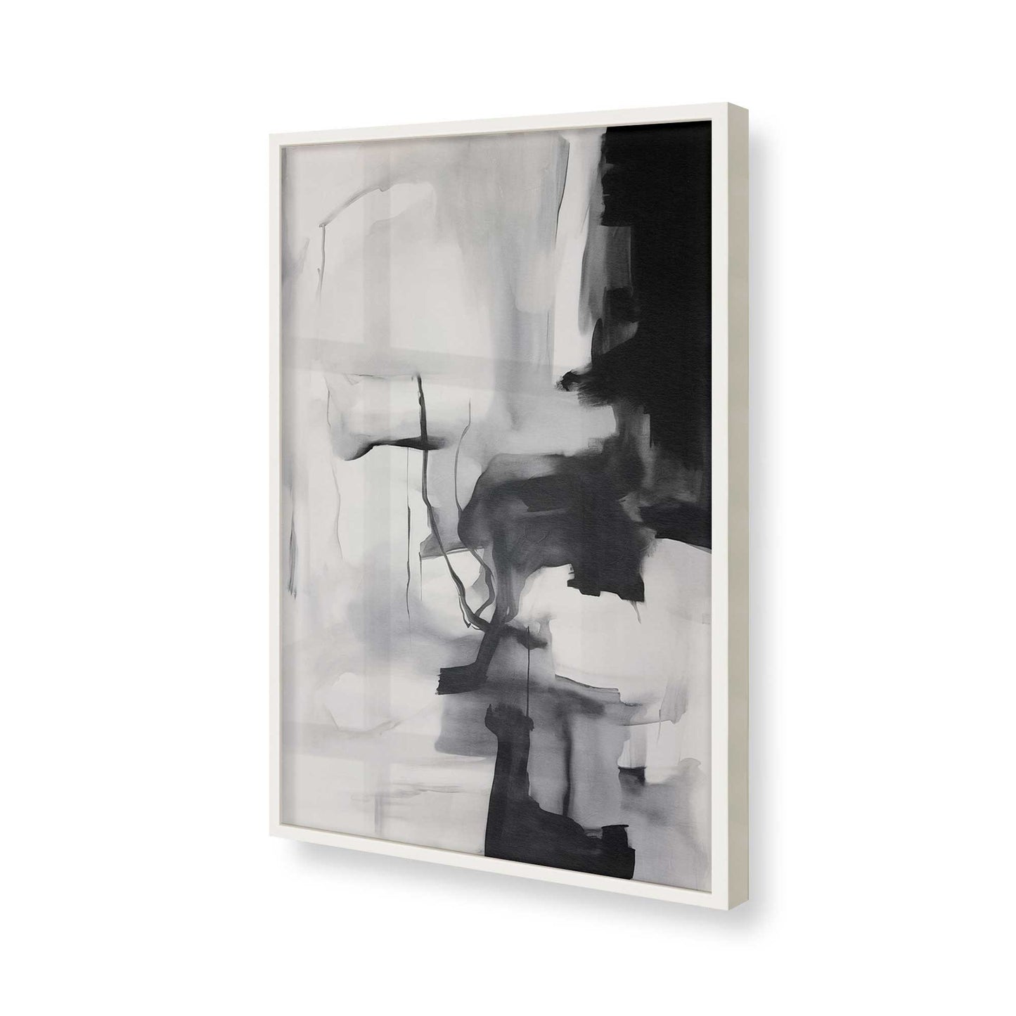 [Color:Opaque White], Picture of art in a Opaque White frame of the corner