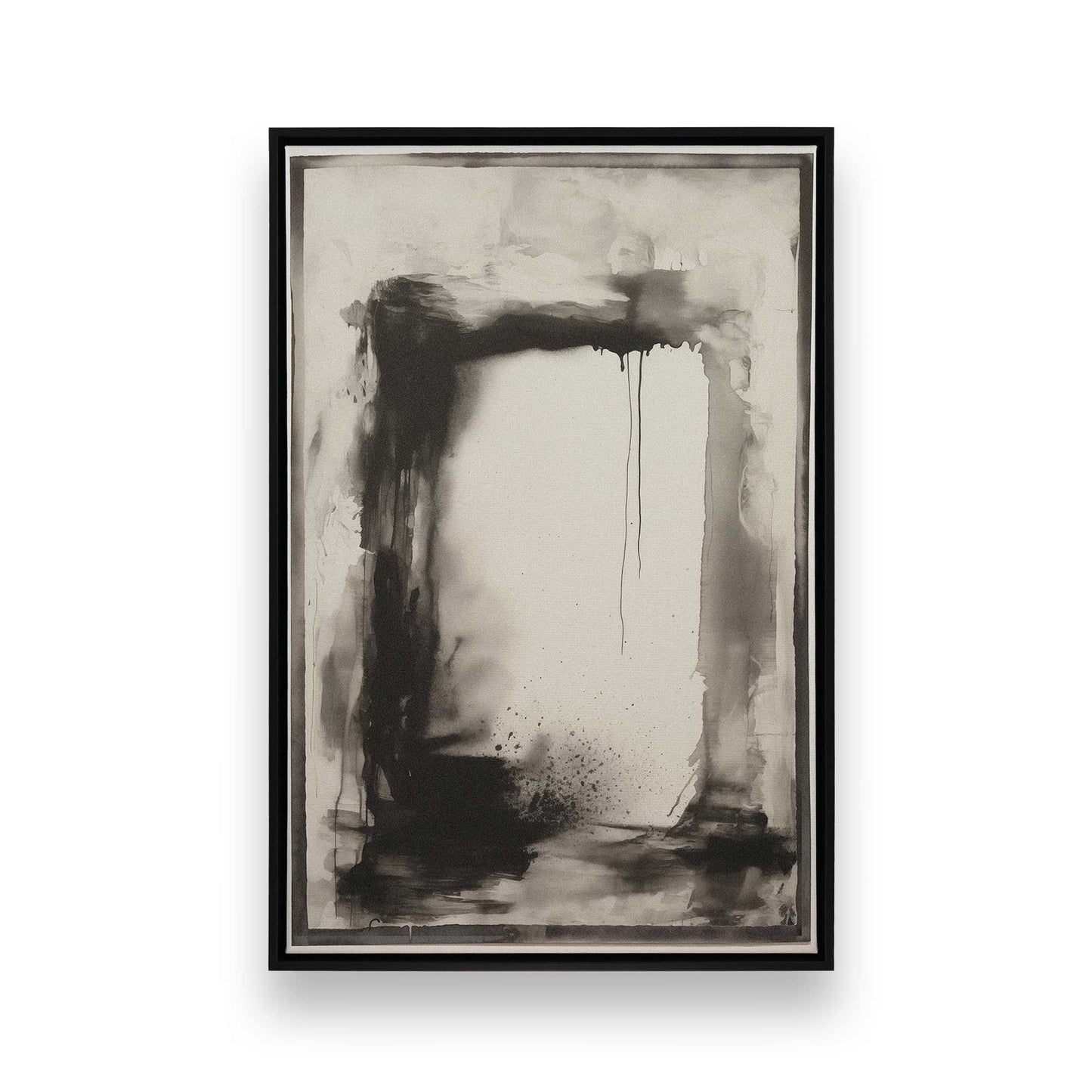 [Color:Satin Black], Picture of art in a Satin Black frame