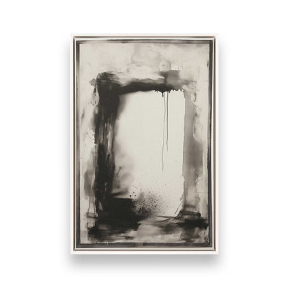 [Color:Opaque White], Picture of art in a White frame