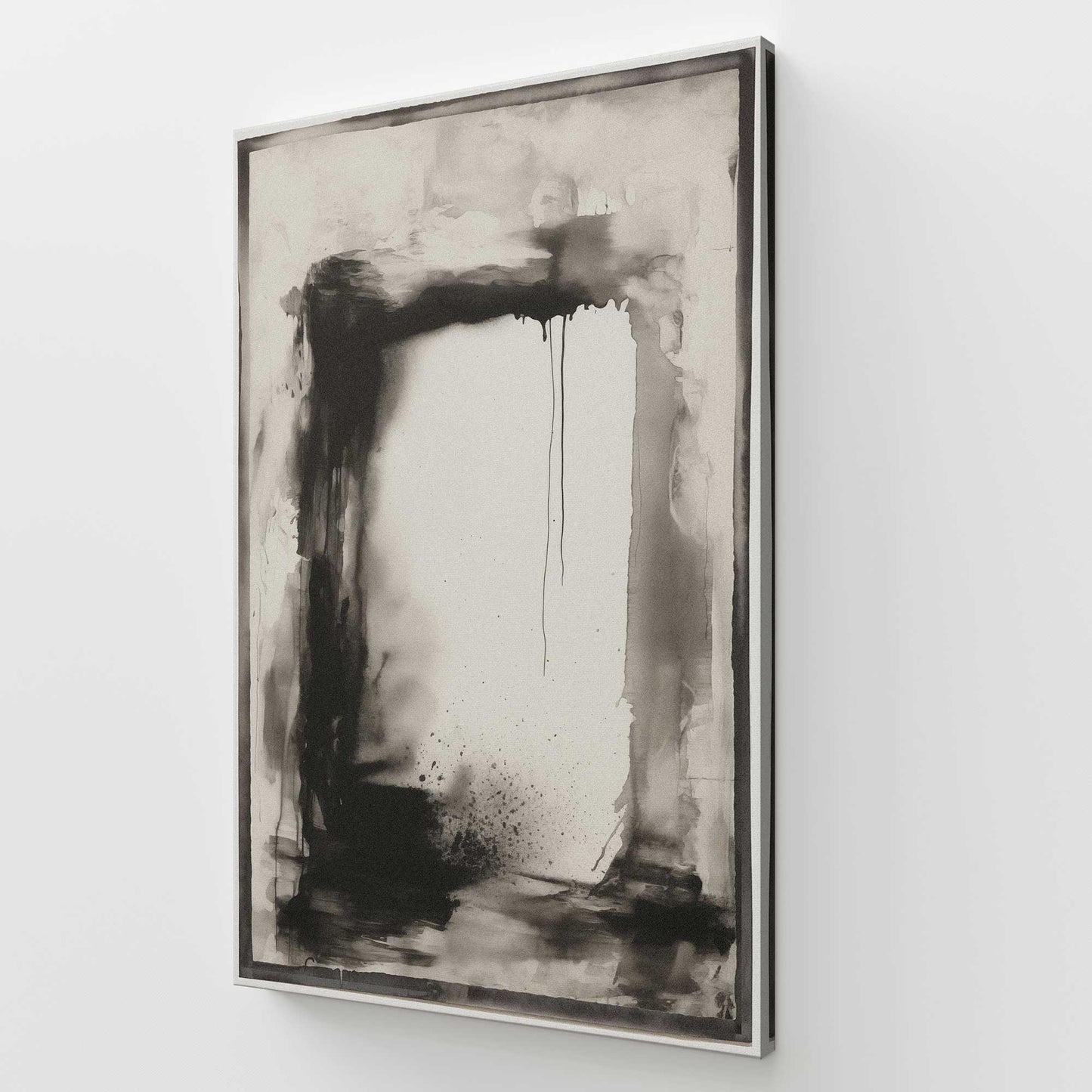 [Color:Stretched Canvas], Picture of art at an angle