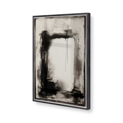 [Color:Weathered Zinc], Picture of art in a Weathered Zinc frame of the corner