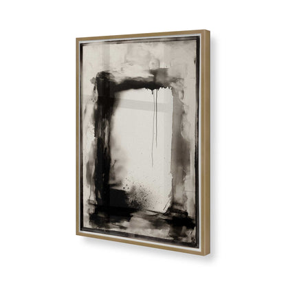 [Color:Brushed Gold], Picture of art in a Brushed Gold frame of the corner