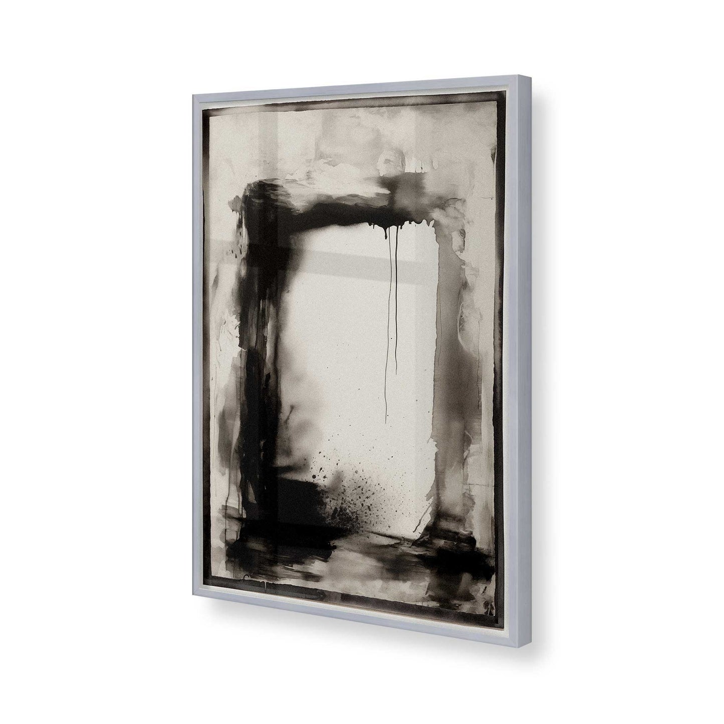 [Color:Polished Chrome], Picture of art in a Polished Chrome frame of the corner