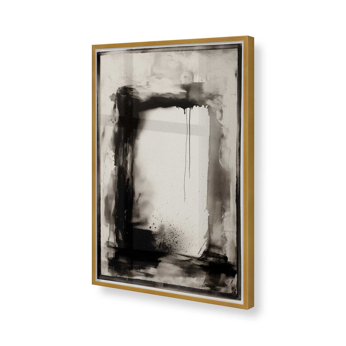 [Color:Polished Gold], Picture of art in a Polished Gold frame of the corner