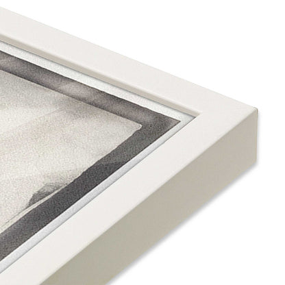 [Color:Opaque White], Picture of art in a Opaque White frame at an angle