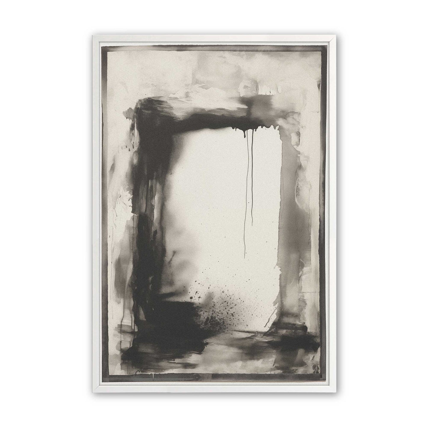 [Color:Opaque White], Picture of art in a Opaque White frame