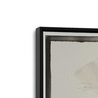 [Color:Satin Black], Picture of art in a Satin Black frame at an angle