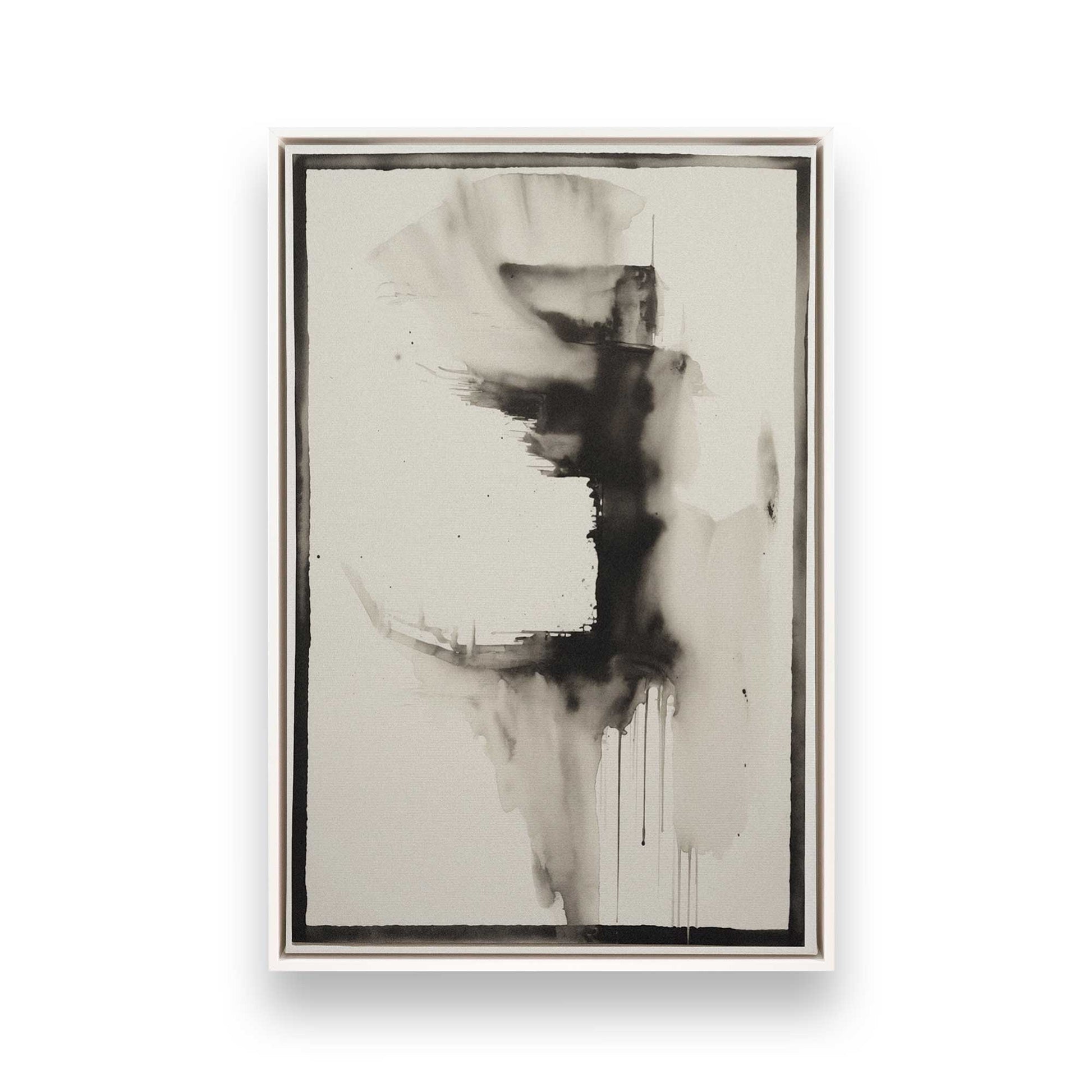 [Color:Opaque White], Picture of art in a White frame