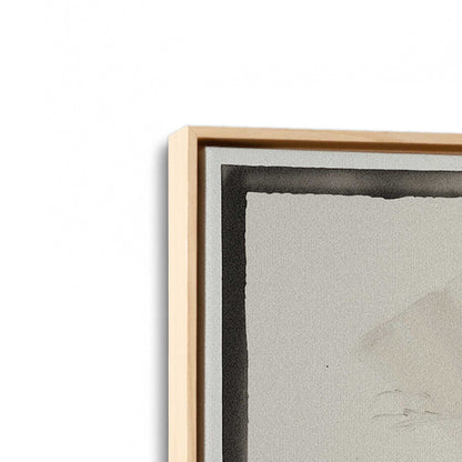 [Color:American Maple], Picture of art in a American Maple frame at an angle