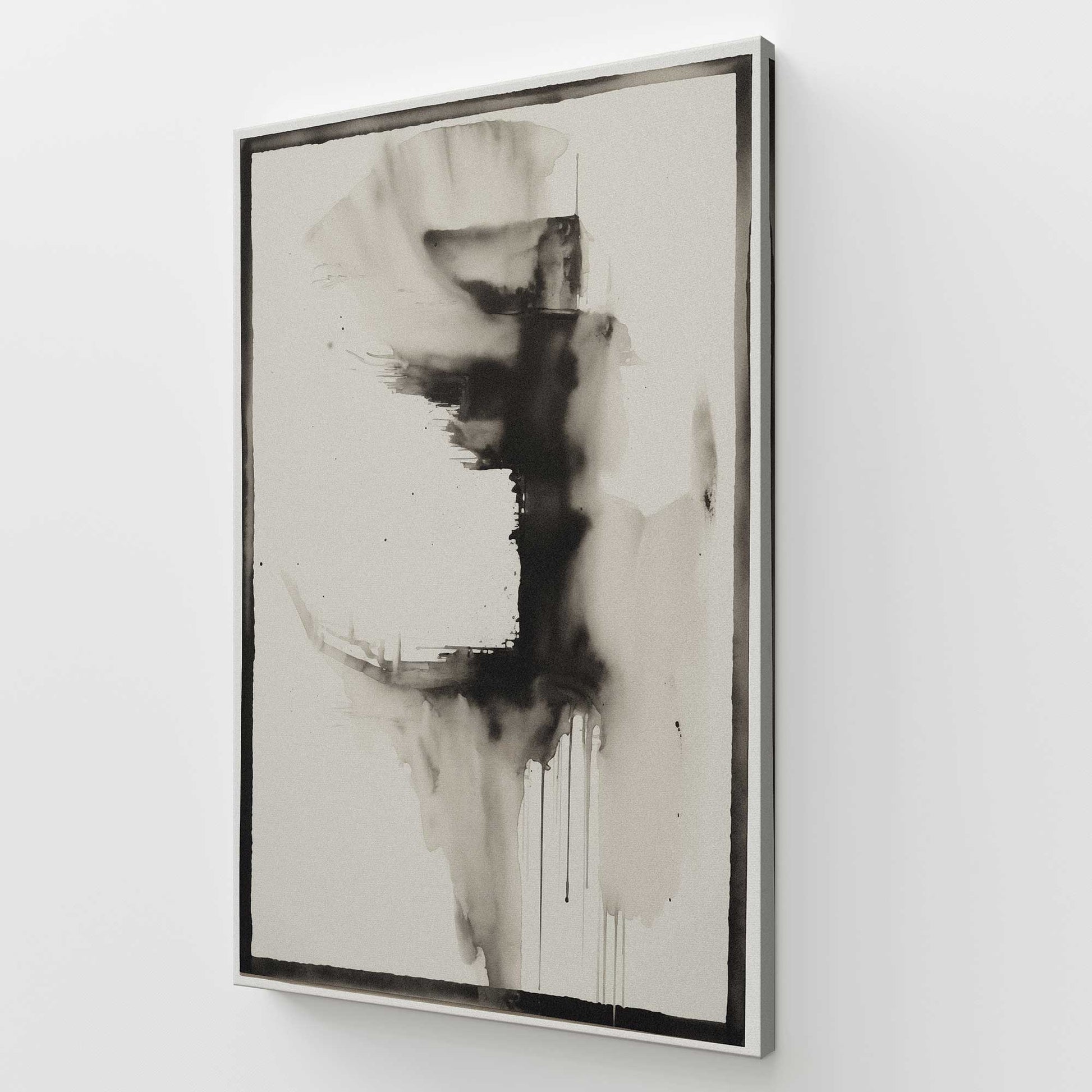 [Color:Stretched Canvas], Picture of art at an angle