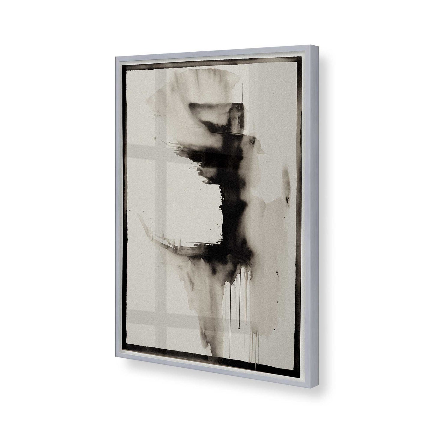 [Color:Polished Chrome], Picture of art in a Polished Chrome frame of the corner