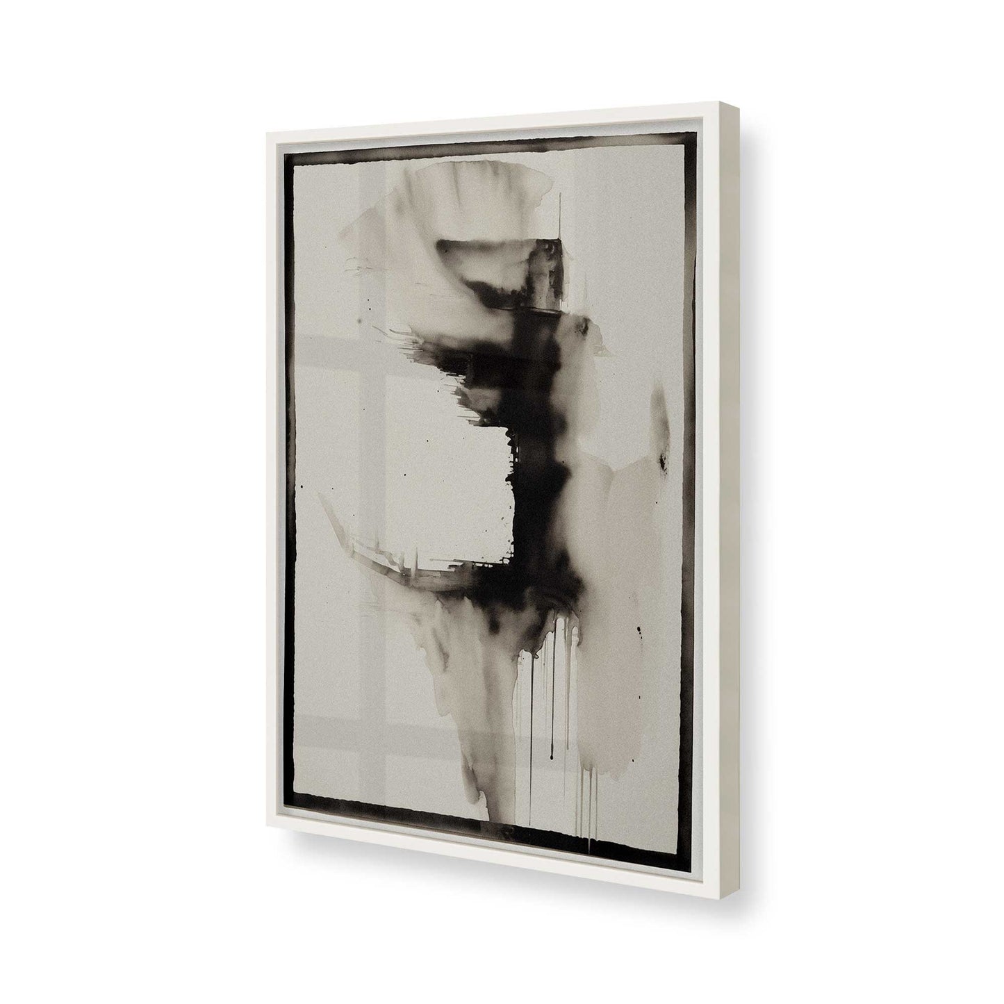 [Color:Opaque White], Picture of art in a Opaque White frame of the corner