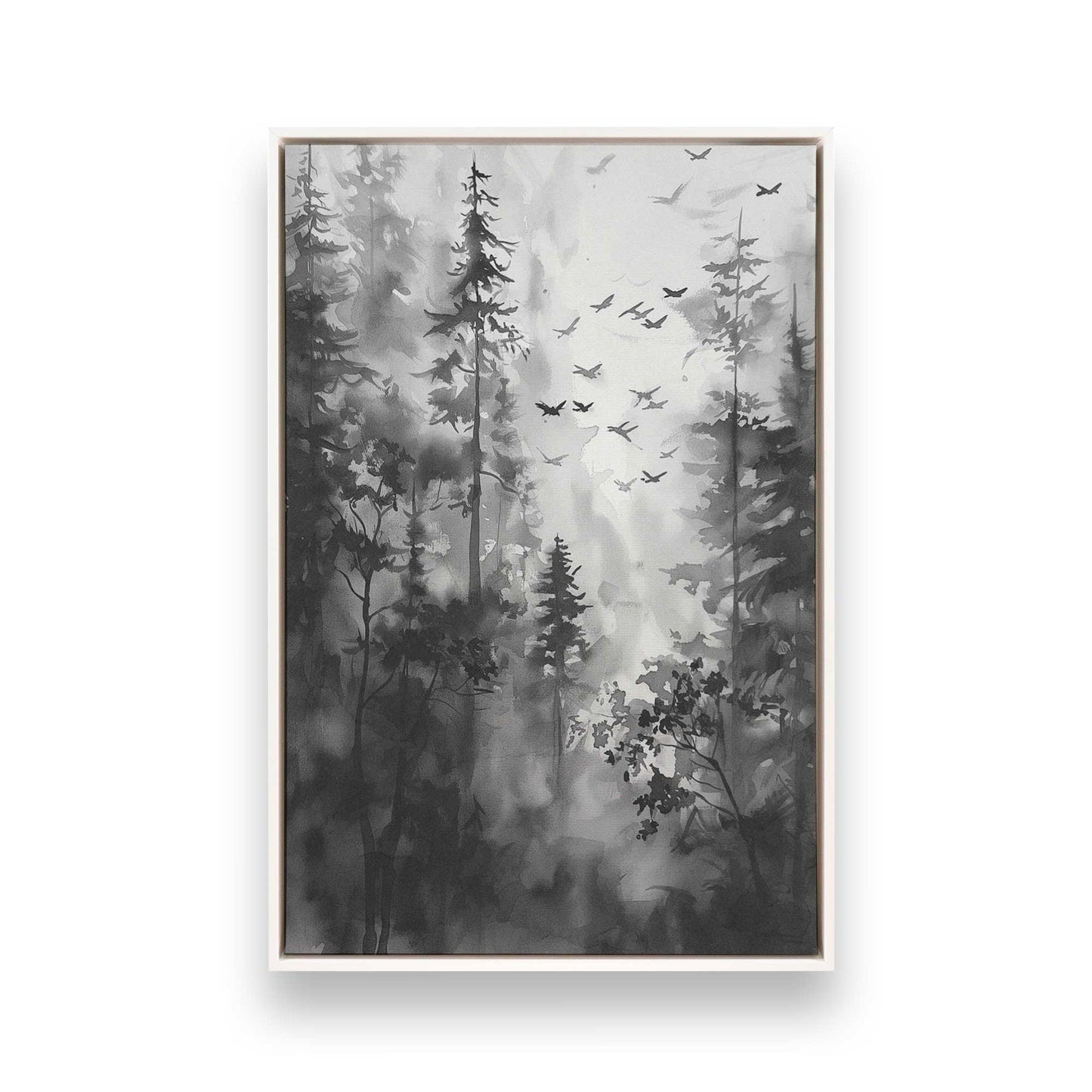 [Color:Satin Black], Picture of art in a Satin Black frame