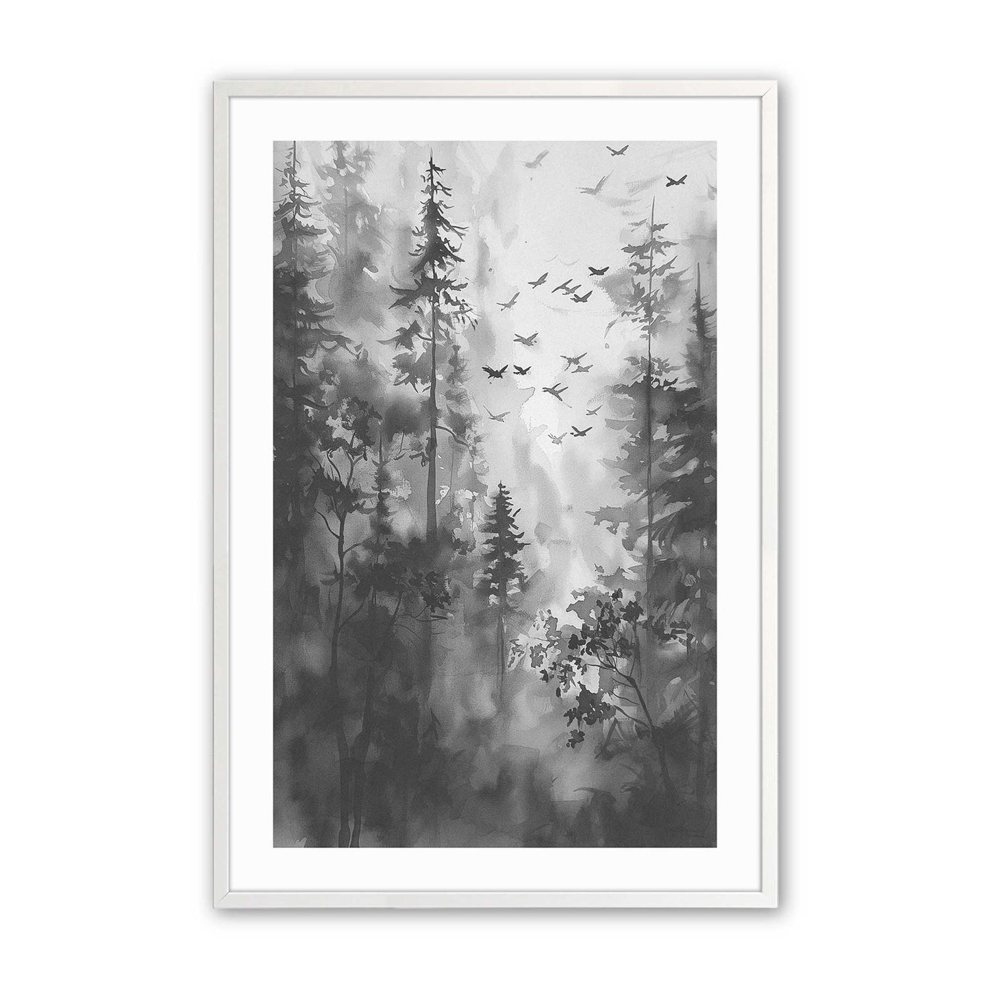 [Color:Opaque White], Picture of art in a Opaque White frame