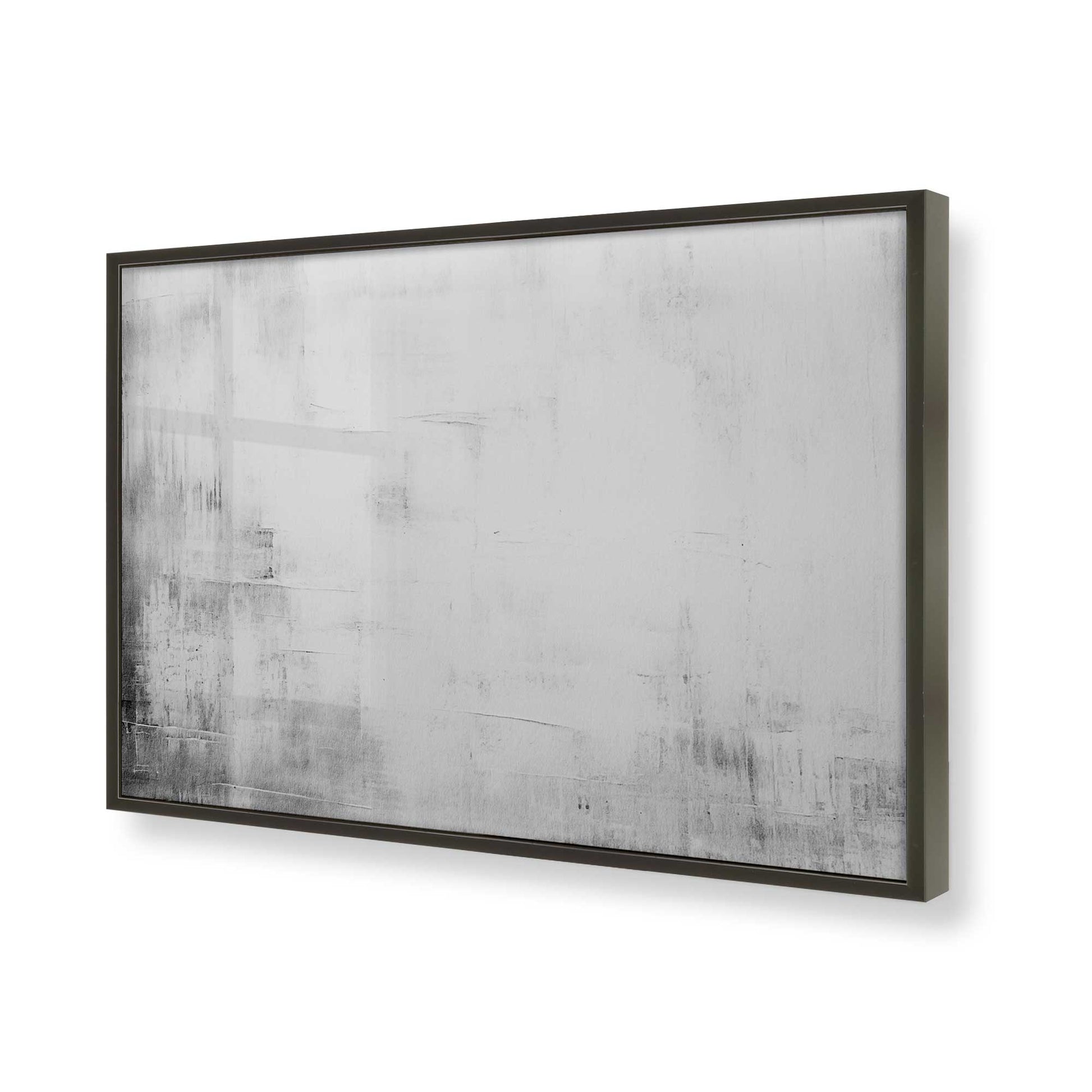 [Color:Satin Black], Picture of art in a Satin Black frame of the corner