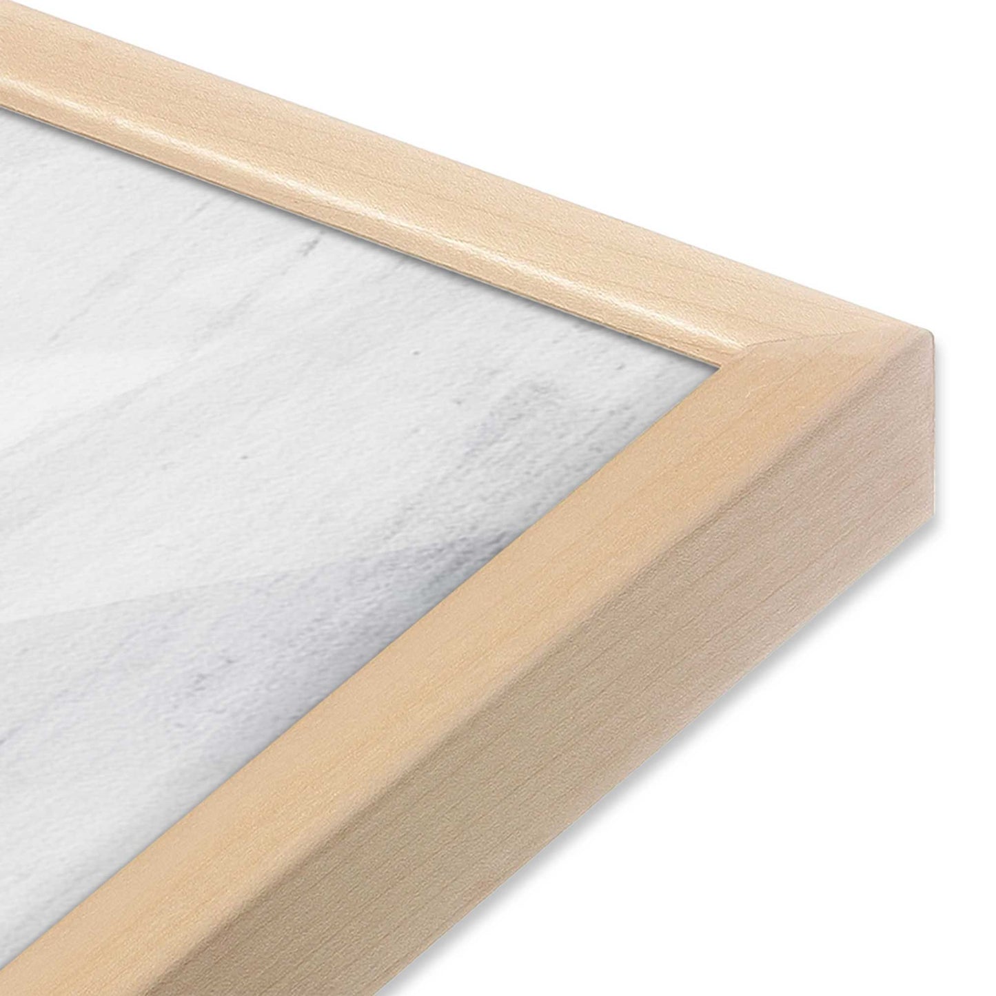 [Color:Raw Maple], Picture of art in a Raw Maple frame at an angle