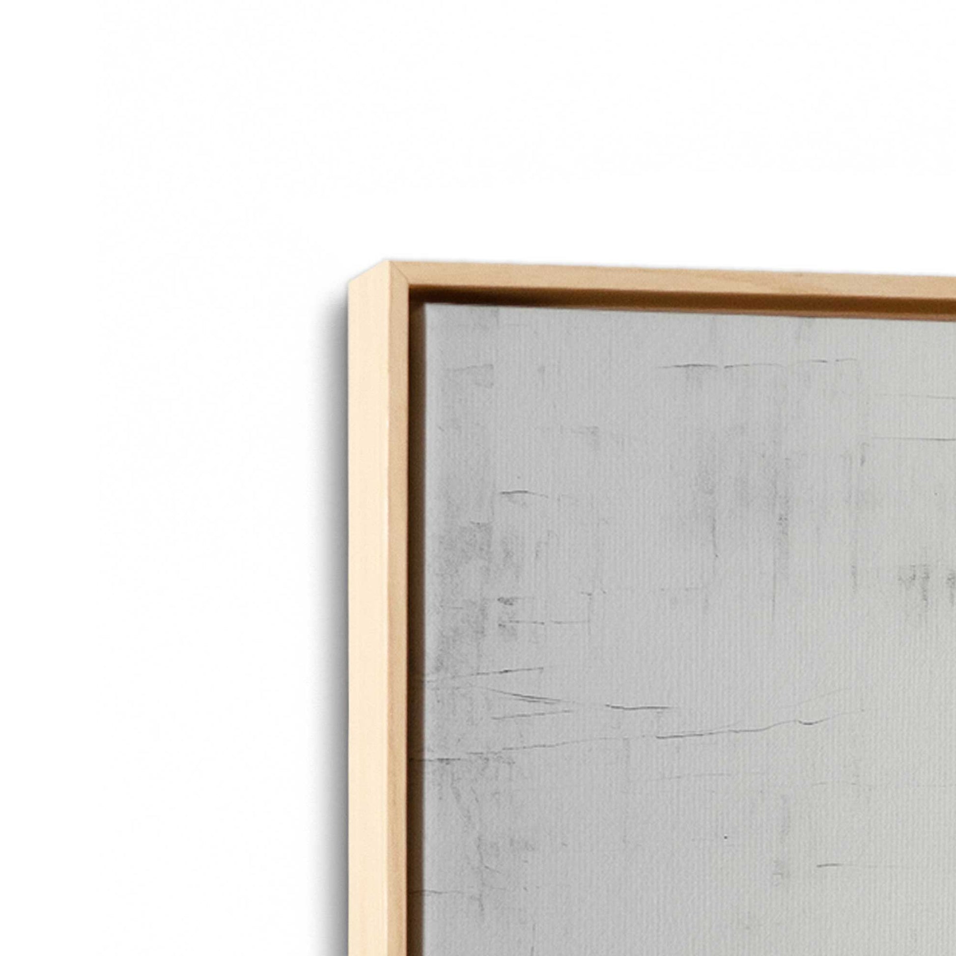 [Color:American Maple], Picture of art in a American Maple frame at an angle