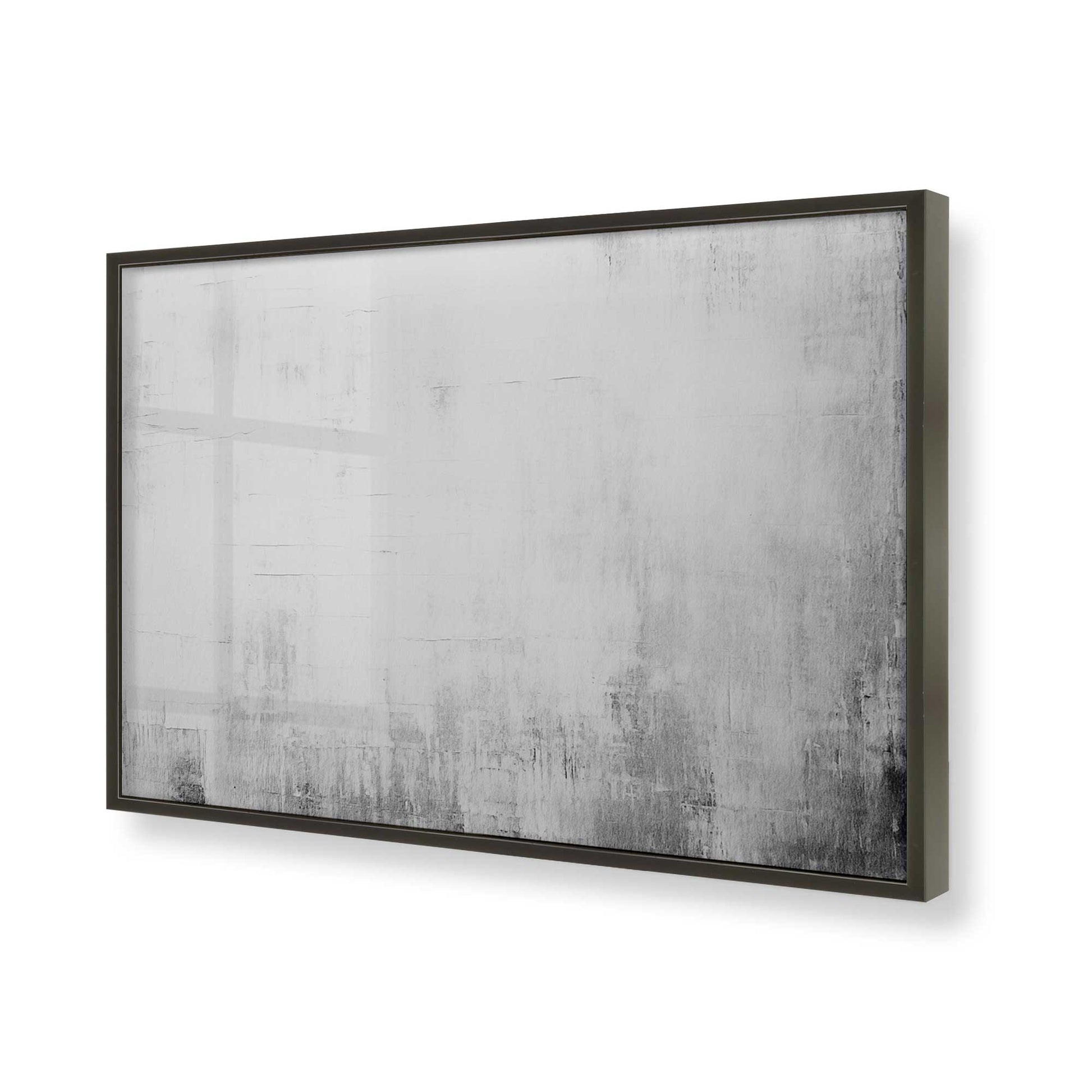 [Color:Satin Black], Picture of art in a Satin Black frame of the corner